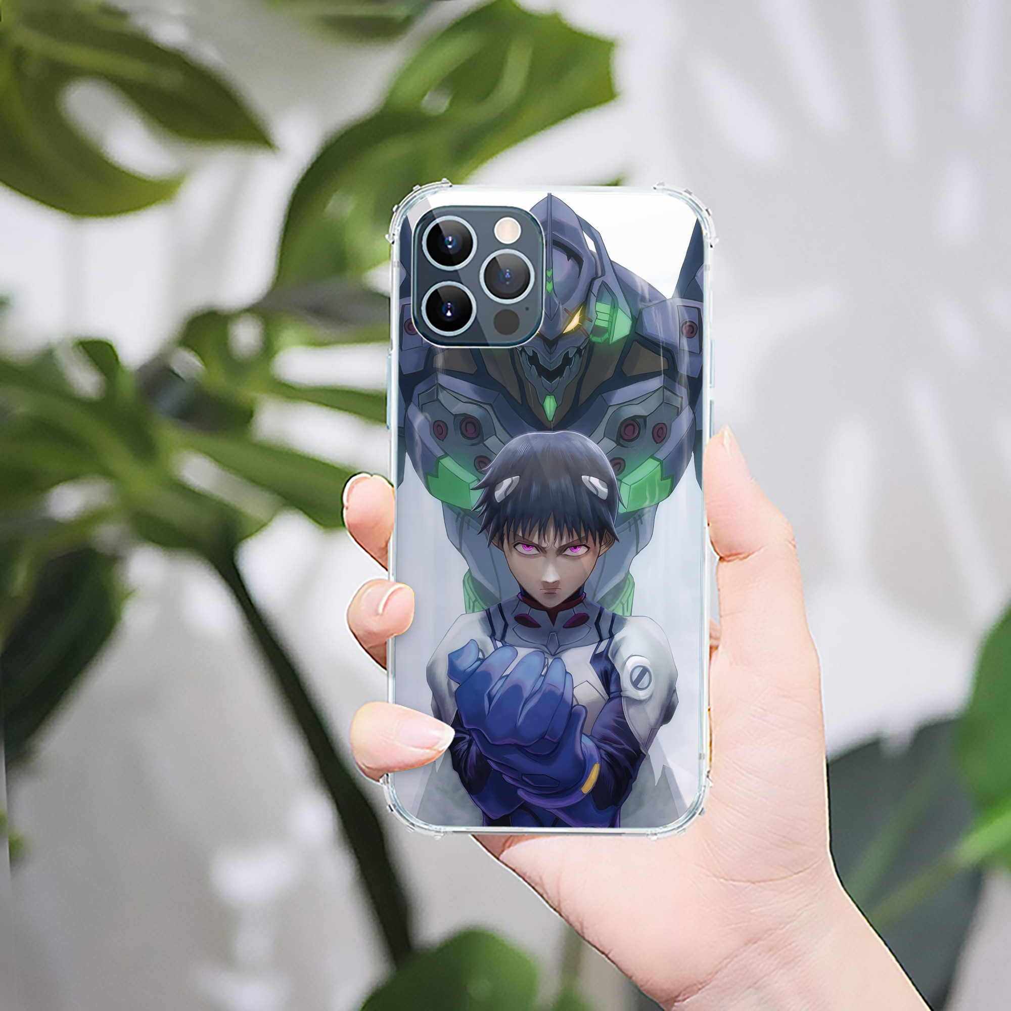 （画像用） EVA 新世紀エヴァンゲリオン 【iPhone 12シリーズ対応】透明スマホケース（クリアソフトケース）